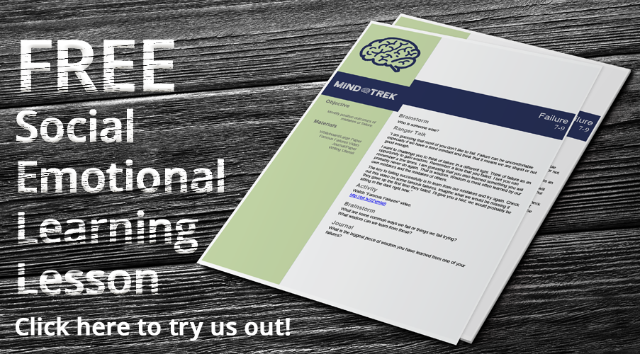Free social emotional lesson on turning failure into success.